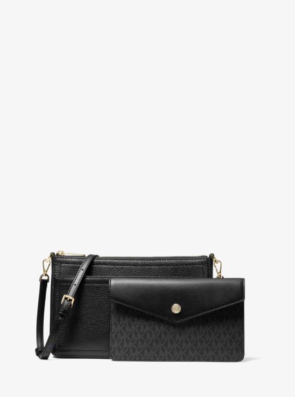 Damske Spojková Taška Michael Kors Maisie Medium Pebbled Leather 3-in-1 Čierne - Kabelky Michael Kors Levně | NMFEH-5719